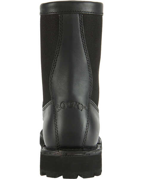 Image #7 - Rocky Men's Portland Lace-to-Toe Duty Boots, Black, hi-res