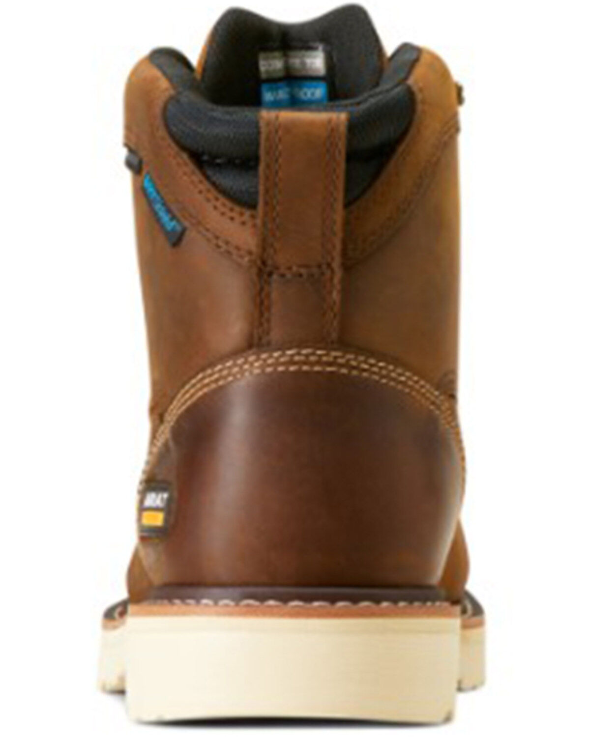 Image #3 - Ariat Men's Rebar Lift 6" Lace-Up Waterproof Work Boots - Composite Toe, Brown, hi-res