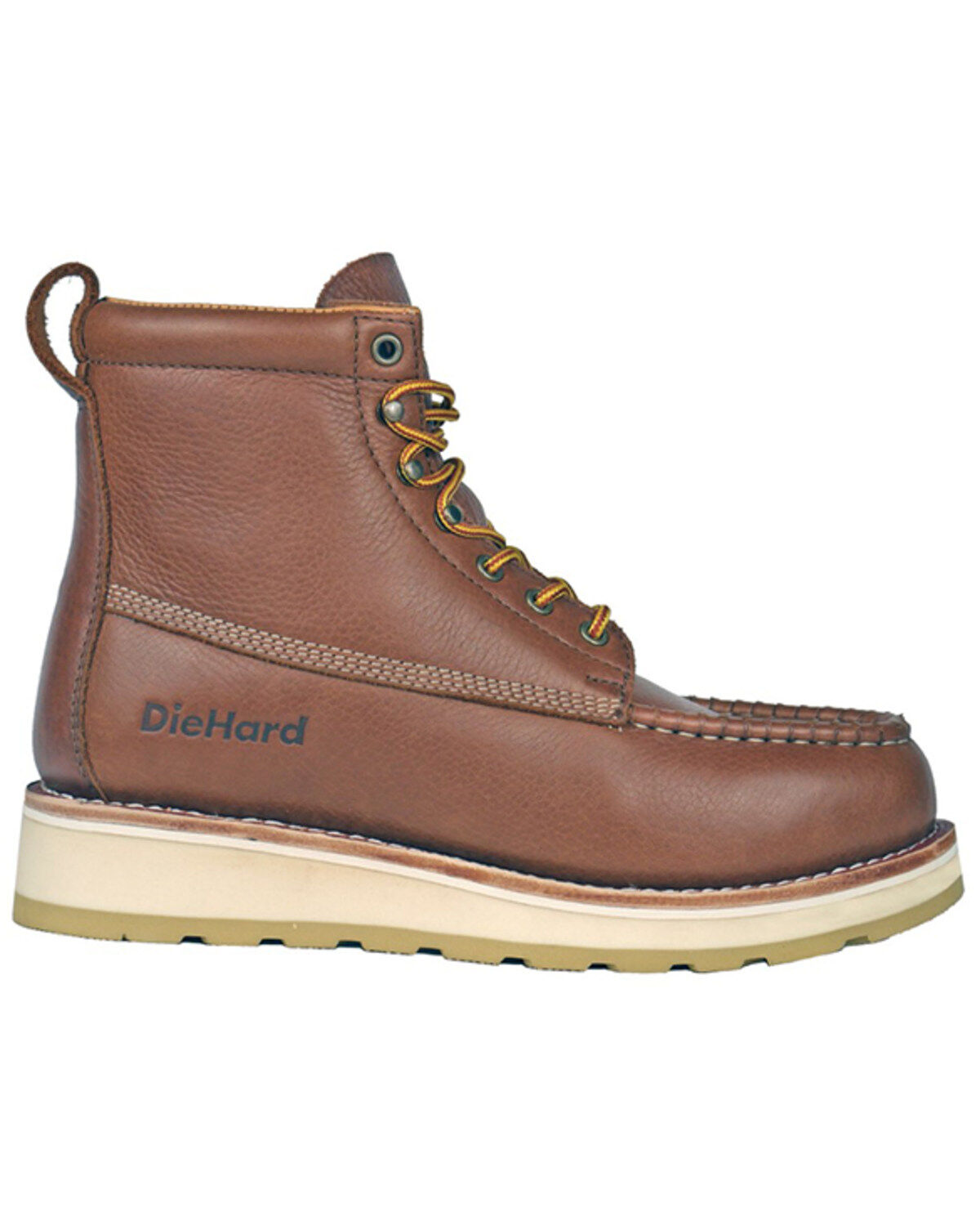 Image #2 - Die Hard Men's Malibu 6" Lace-Up Work Boots - Soft Toe, Rust Copper, hi-res