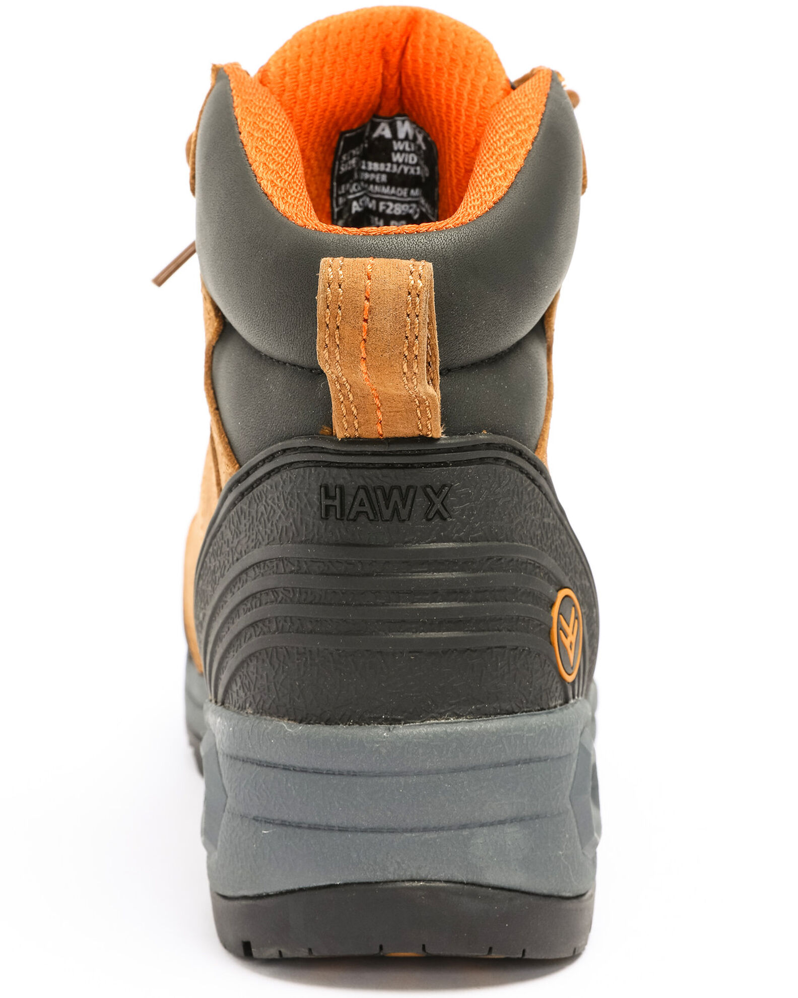 Image #3 - Hawx Men's Lace To Toe Hiker Boots - Composite Toe, Brown, hi-res