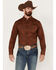 Image #1 - Cody James Men's Tortuga Paisley Print Button Down Western Shirt , Brown, hi-res