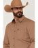Image #2 - Cody James Men's Fold Nugget Plaid Print Long Sleeve Button-Down Stretch Western Shirt, Tan, hi-res