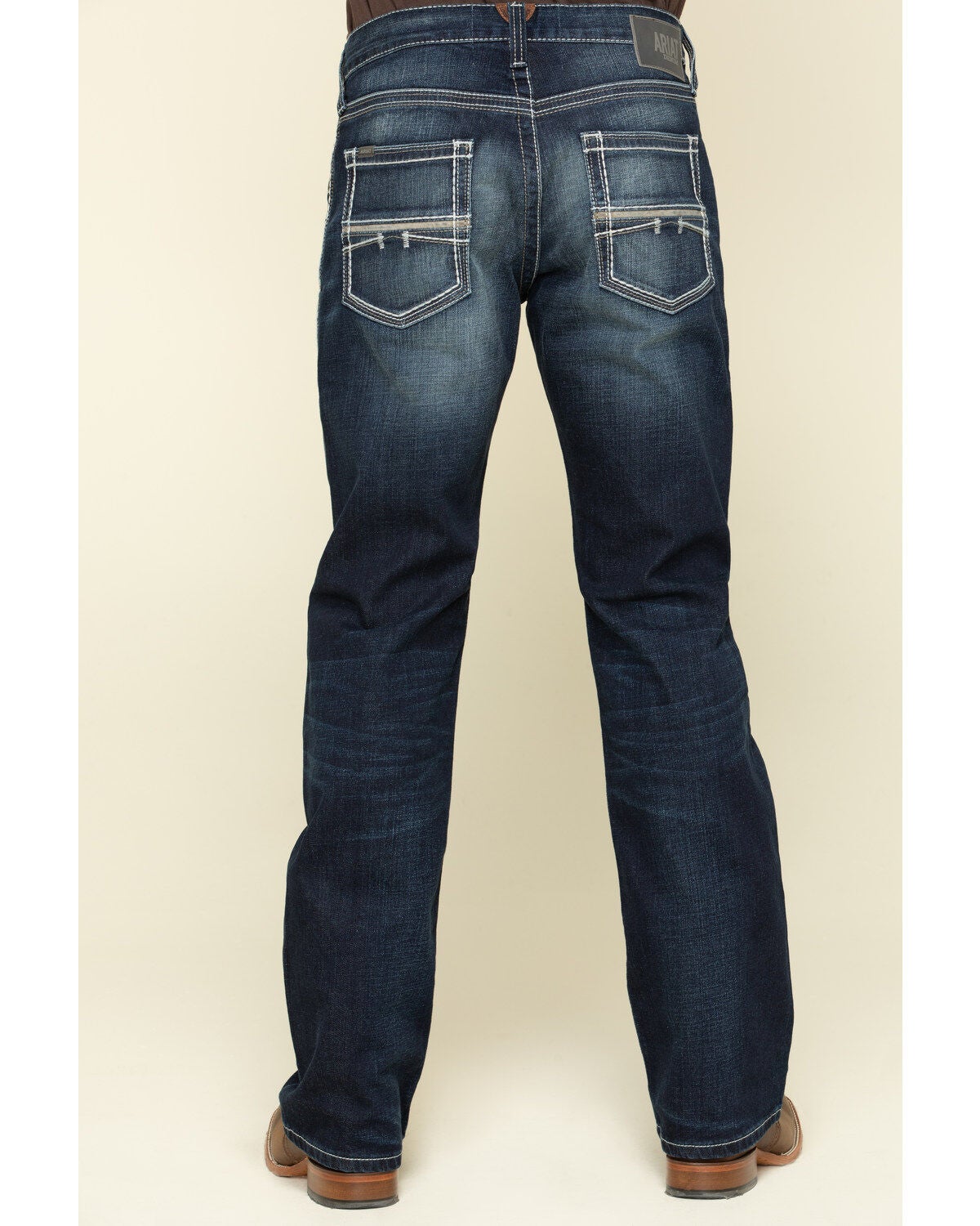 Image #1 - Ariat Men's M5 Nightingale Dark Stretch Stackable Slim Straight Jeans, , hi-res