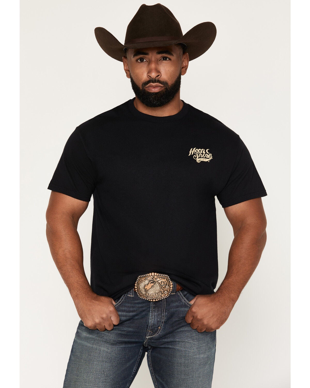 Image #2 - Moonshine Spirit Men's El Toro Short Sleeve Graphic T-Shirt, Black, hi-res