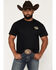 Image #2 - Moonshine Spirit Men's El Toro Short Sleeve Graphic T-Shirt, Black, hi-res