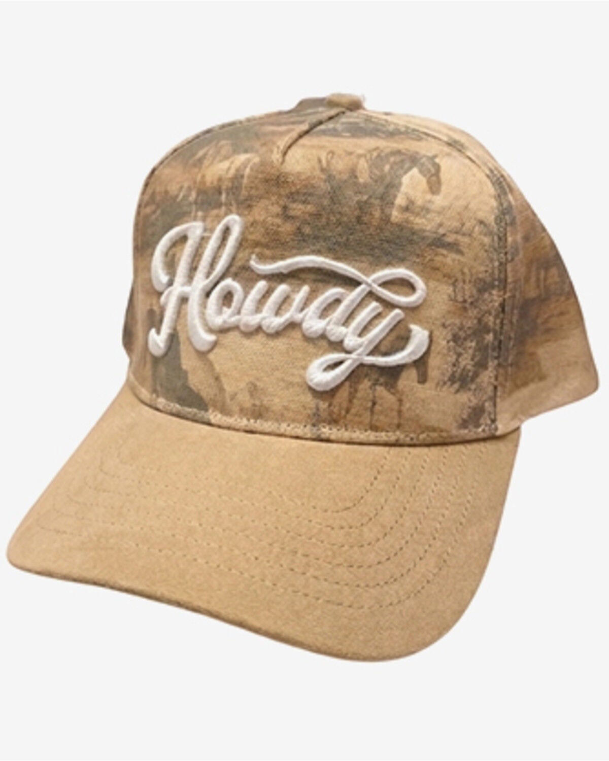Image #1 - Shyanne Women's Howdy Tapestry Ball Cap, Brown, hi-res