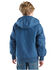 Image #4 - Carhartt Boys' Canvas Insulated Hooded Jacket, Dark Blue, hi-res