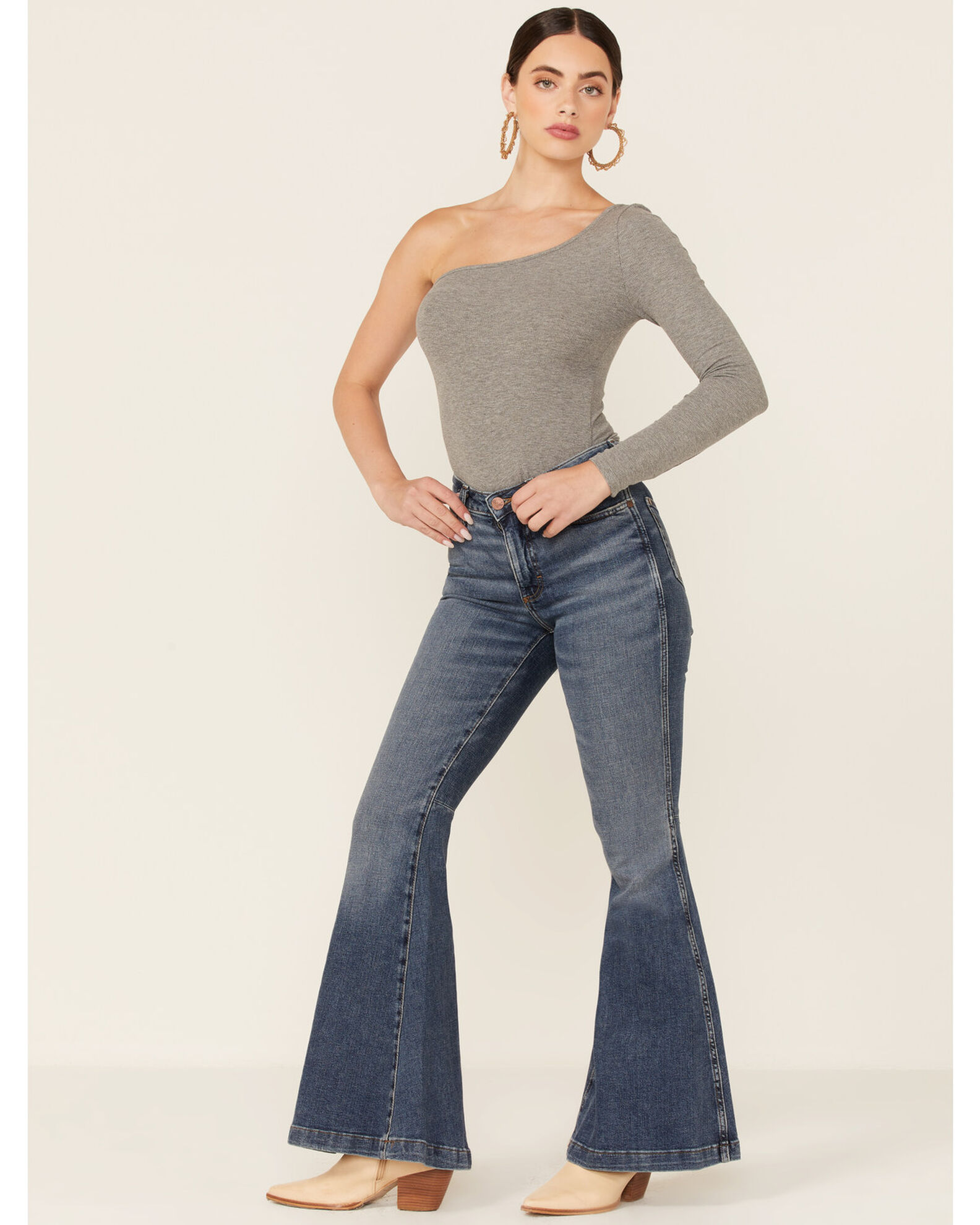 Product Name: Wrangler Retro Women's High Rise Trumpet Flare Denim Jeans