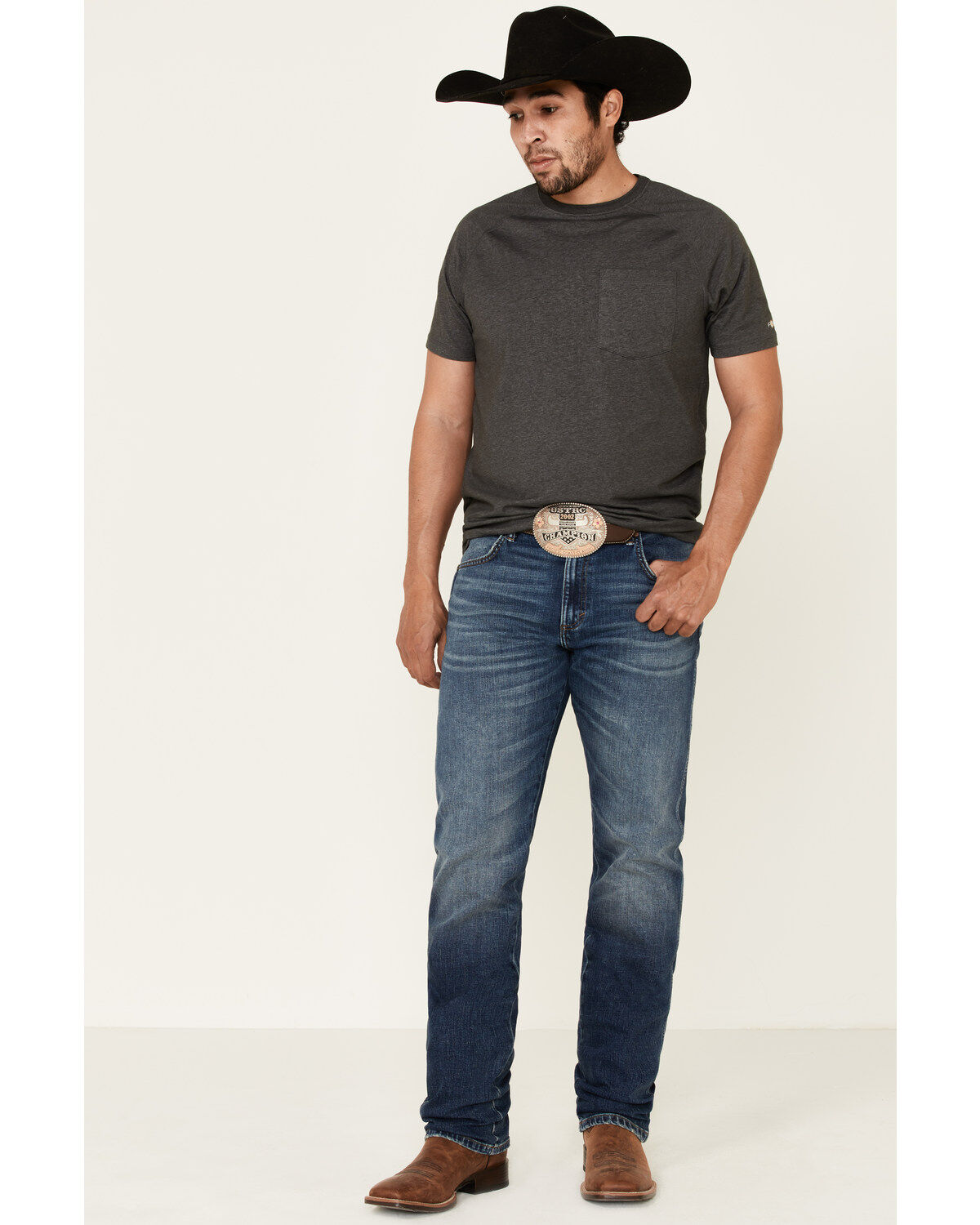 Image #1 - Wrangler Retro Men's Meadow Med Stretch Slim Straight Jeans , , hi-res