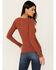 Image #4 - Free People Women's Have It All Long Sleeve Top, Rust Copper, hi-res