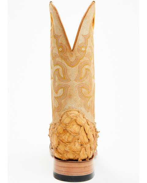 Image #5 - Cody James Men's Exotic Pirarucu Western Boots - Broad Square Toe , Yellow, hi-res