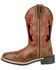 Image #3 - Smoky Mountain Little Girls' Nevada Western Boots - Broad Square Toe, Brown, hi-res