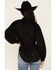 Image #4 - Shyanne Women's Faux Suede Laser Cutout Shacket, Black, hi-res