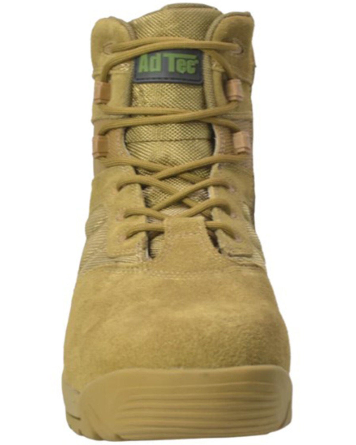 Image #4 - AdTec Men's 6" Tactical Work Boots - Round Toe, Beige, hi-res