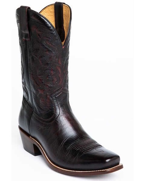 Image #1 - Moonshine Spirit Men's Pickup Western Boots - Square Toe, Black Cherry, hi-res