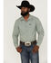 Kimes Ranch Men's Solid Linville Coolmax Button Down Western Shirt, Sage, hi-res