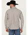 Image #4 - Moonshine Spirit Men's Southern Boy Striped Long Sleeve Pearl Snap Western Shirt, Cream, hi-res
