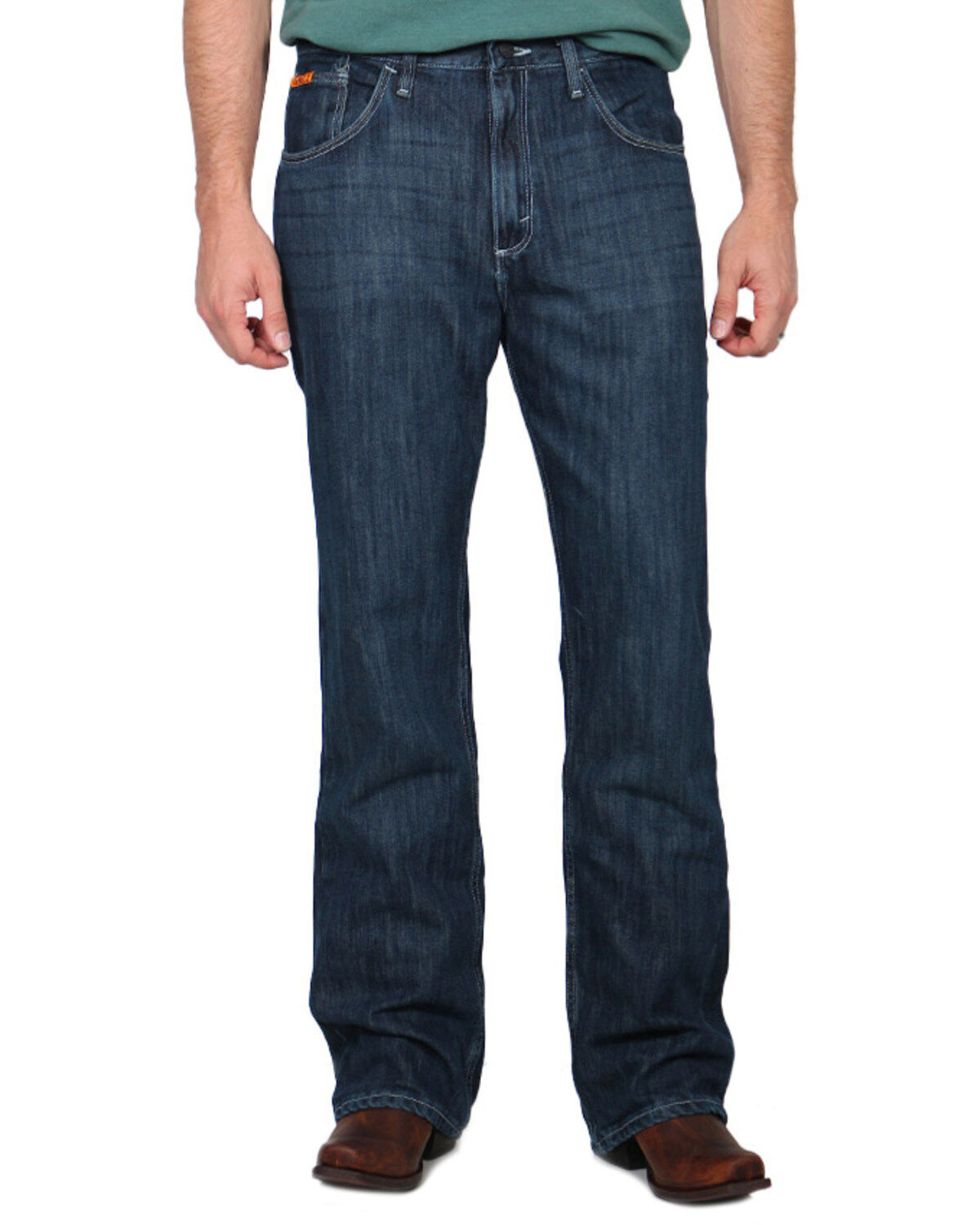Image #3 - Wrangler 20X Men's Flame Resistant Vintage Boot Cut Jeans, Denim, hi-res