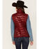 Image #4 - Leatherwear by Scully Women's Quilted Leather Vest, Red, hi-res