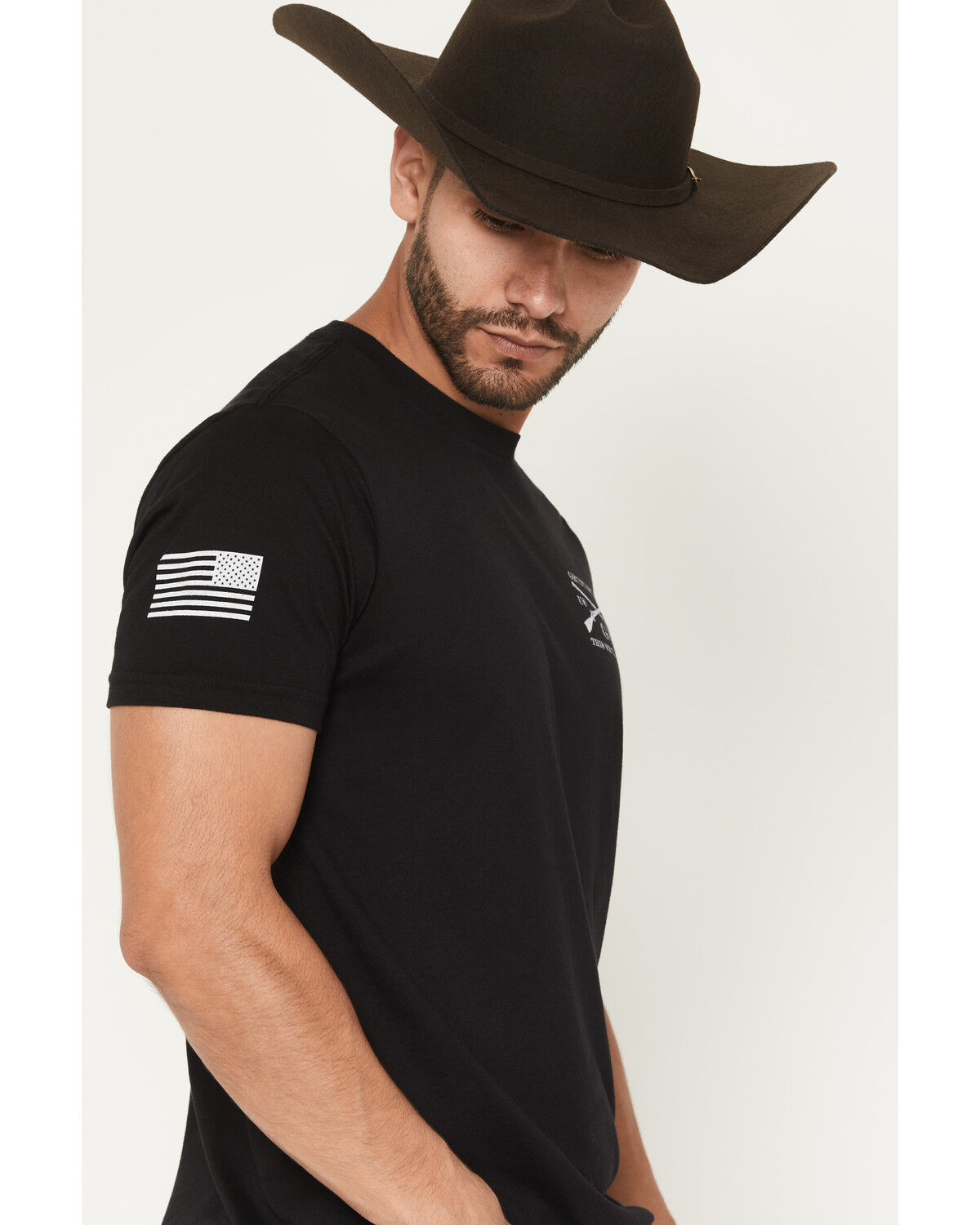 Image #3 - Grunt Style Men's Easy Rider Eagle Short Sleeve Graphic T-Shirt, Black, hi-res