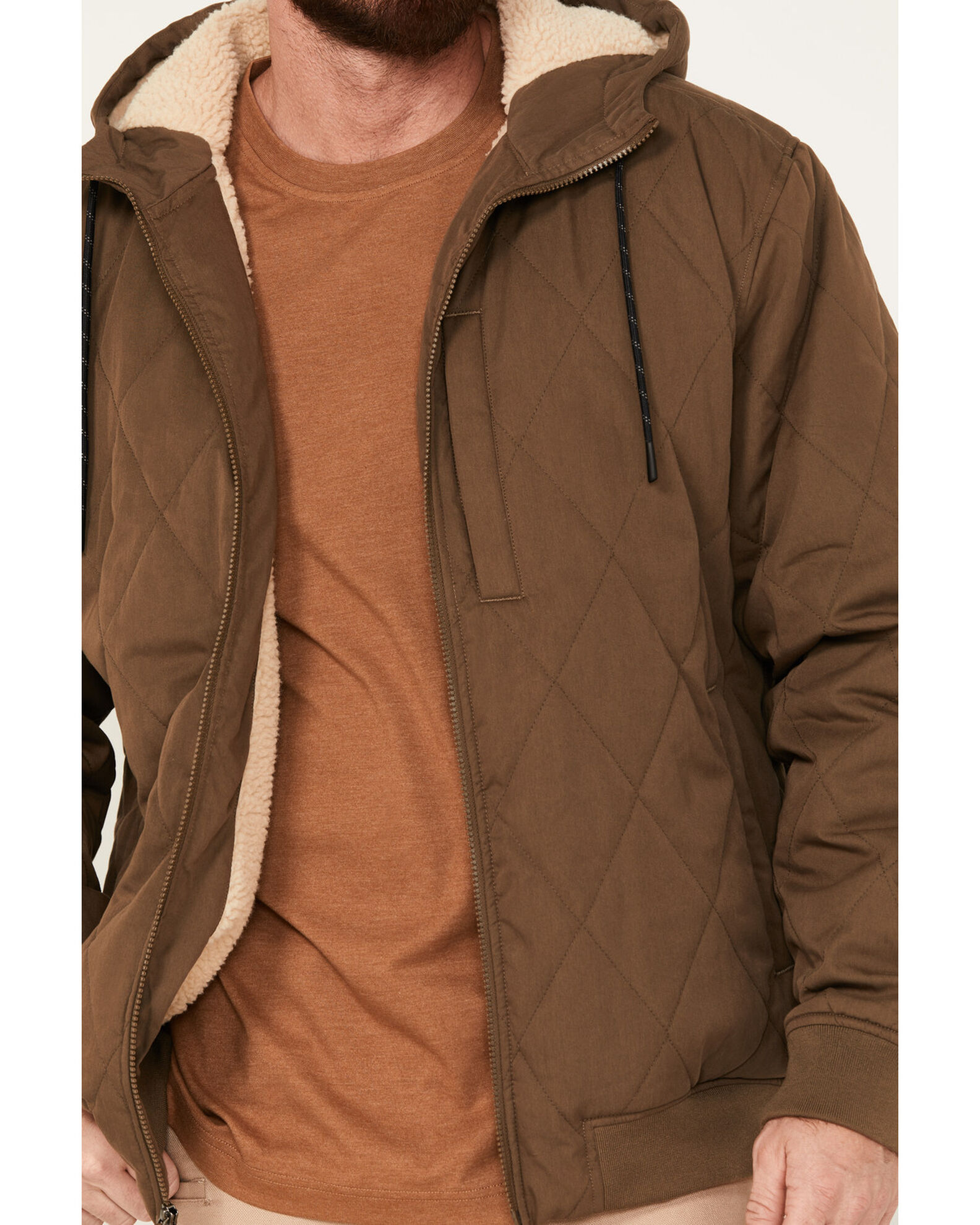 Mens quilted sales work jacket