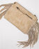 Image #5 - Shyanne Women's Grey Glitter Inlay With Fringe Crossbody Bag, Silver, hi-res