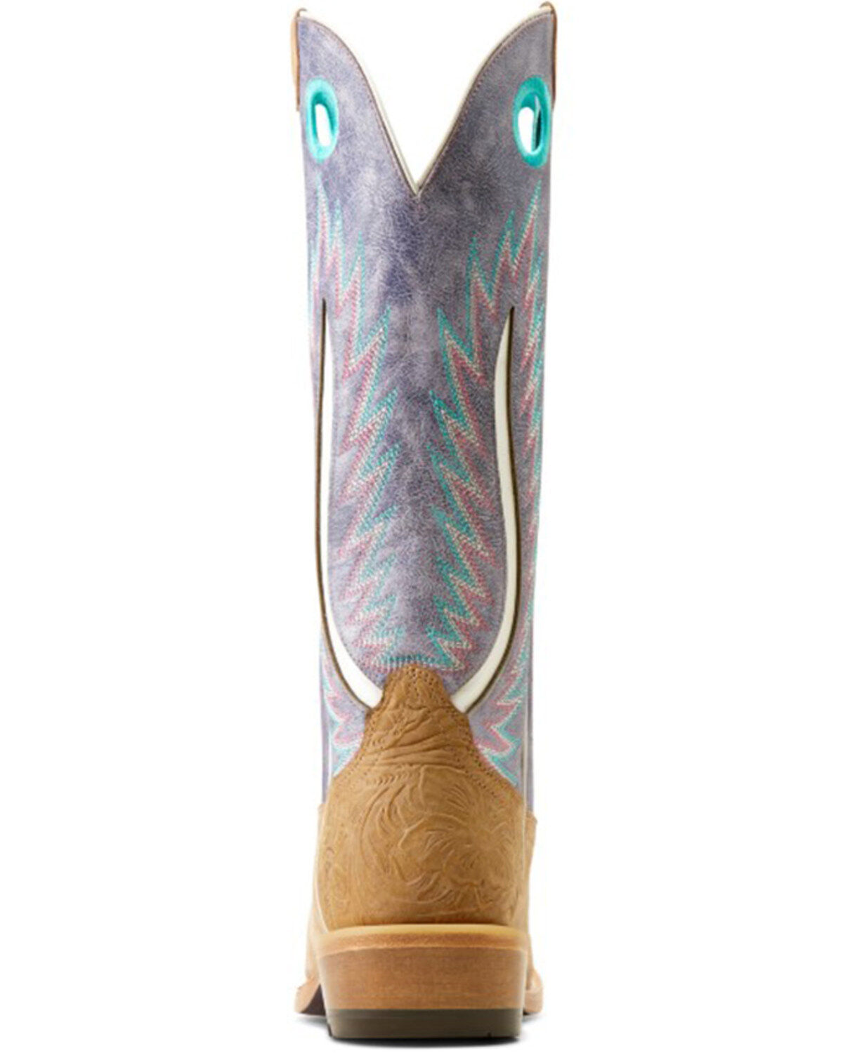 Image #3 - Ariat Women's Futurity Fort Worth Roughout Western Boots - Square Toe, Brown, hi-res