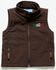 Image #2 - Cowboy Hardware Toddler Boys' Hecho en Mexico Softshell Vest, Brown, hi-res
