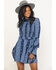 Rock & Roll Denim Women's  Bandana Print Dress, Navy, hi-res