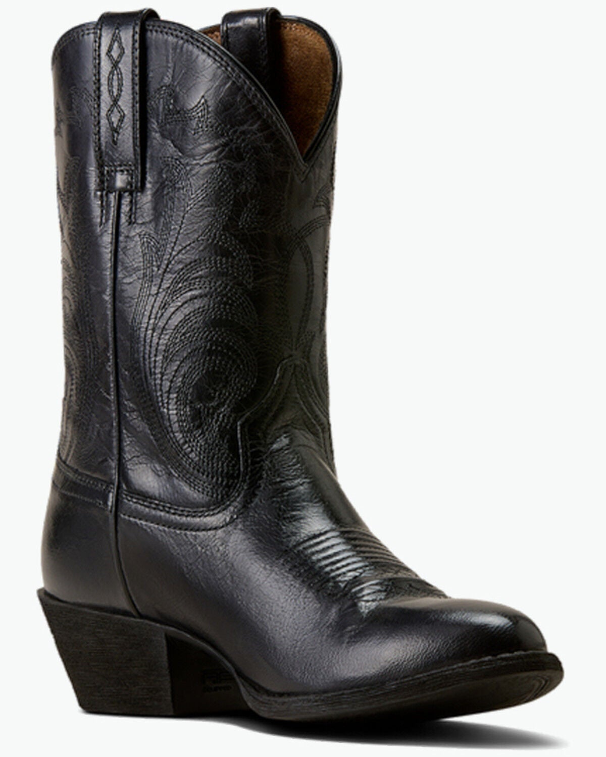 Ariat Women's Heritage Noir Western Boots - Round Toe, Black, hi-res