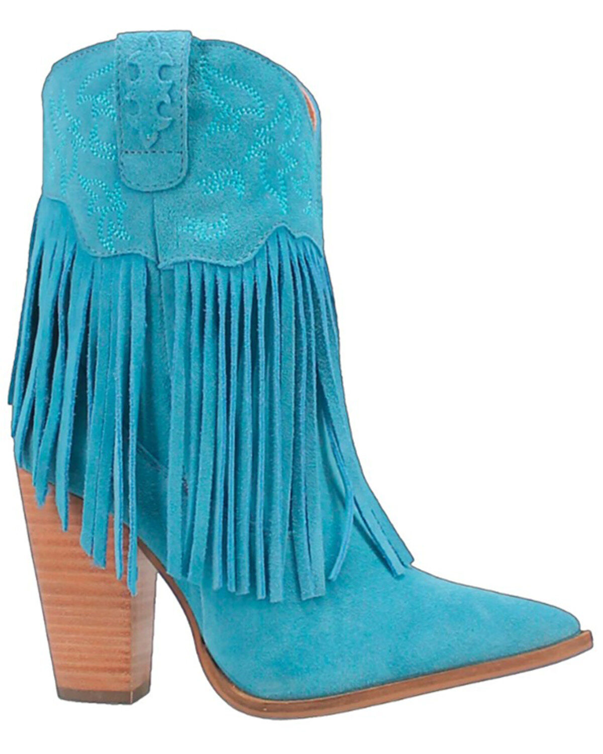 Image #2 - Dingo Women's Crazy Train Leather Booties - Round Toe, , hi-res