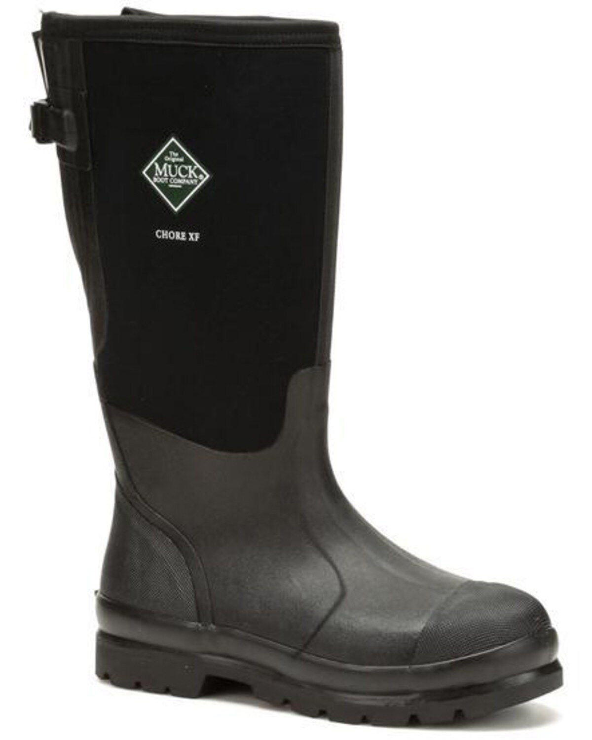 Muck Boots Men's Chore Rubber Boots - Round Toe, Black, hi-res