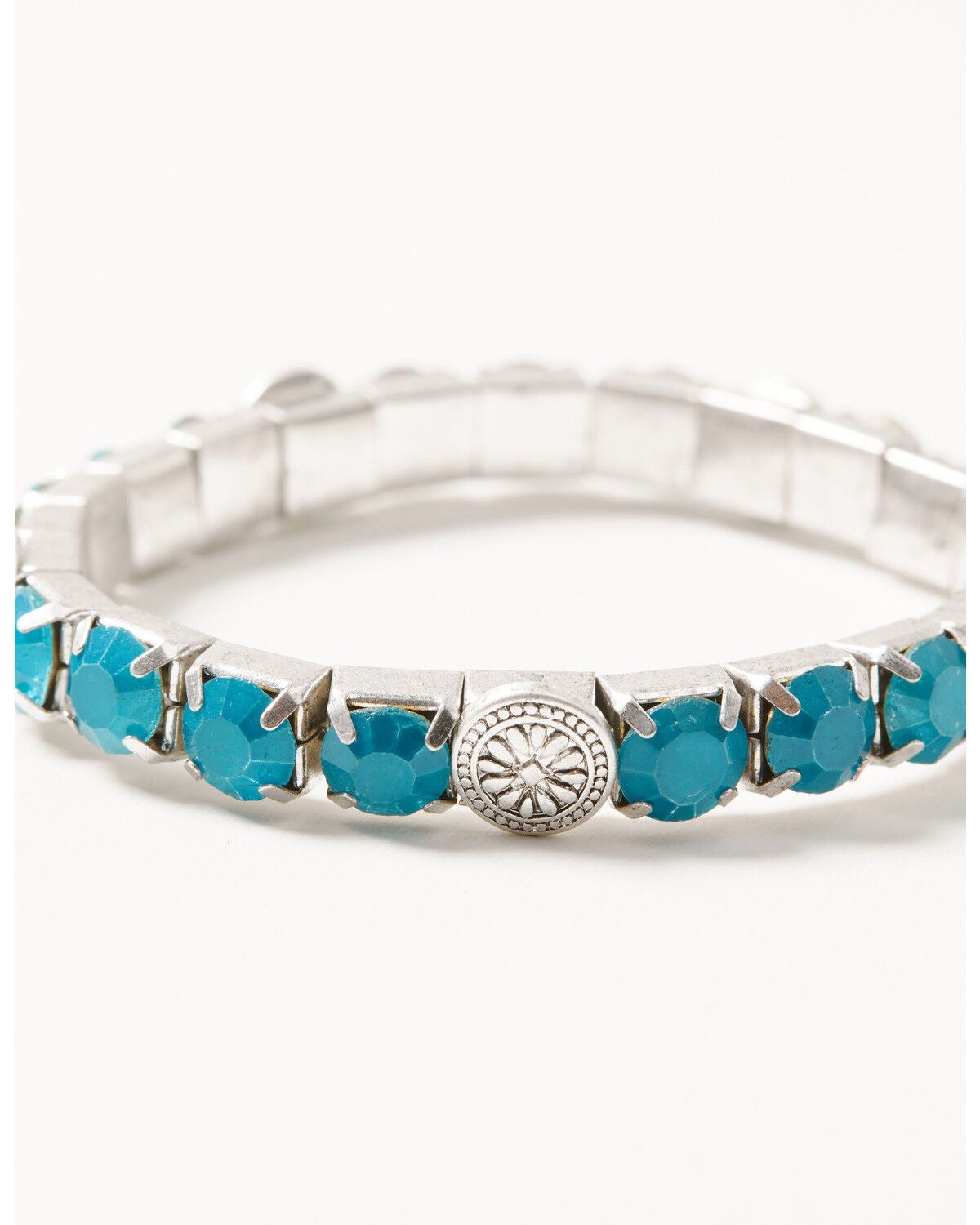 Image #4 - Lainey Wilson Women's Heart Like A Truck Beaded Bracelet, Silver, hi-res