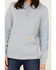 Image #3 - Carhartt Women's Rain Defender® Relaxed Fit Midweight Hooded Sweatshirt, Light Blue, hi-res
