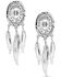 Montana Silversmiths Women's Divine Touch Opal Earrings, Silver, hi-res