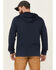Image #4 - Brothers and Sons Men's Solid Heather Slub Long Sleeve Hooded Sweatshirt, Navy, hi-res