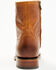 Image #5 - Moonshine Spirit Men's Pancho 8" Zipper Western Boot - Medium Toe, Brown, hi-res