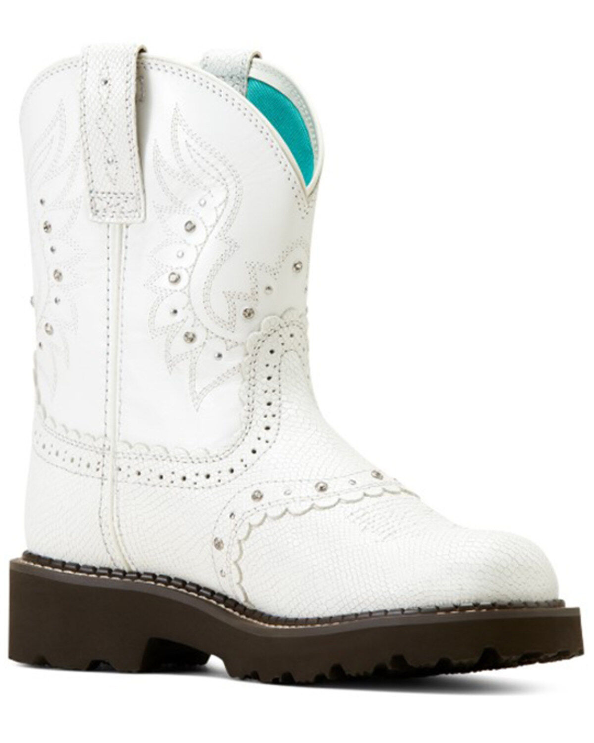 Image #1 - Ariat Women's Gembaby Snake Print Western Boots - Round Toe, , hi-res