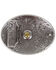 Cody James Men's Two Tone Nevada Oval Belt Buckle, Silver, hi-res
