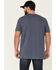 Moonshine Spirit Men's Desert Cacti Graphic Short Sleeve T-Shirt, Medium Blue, hi-res