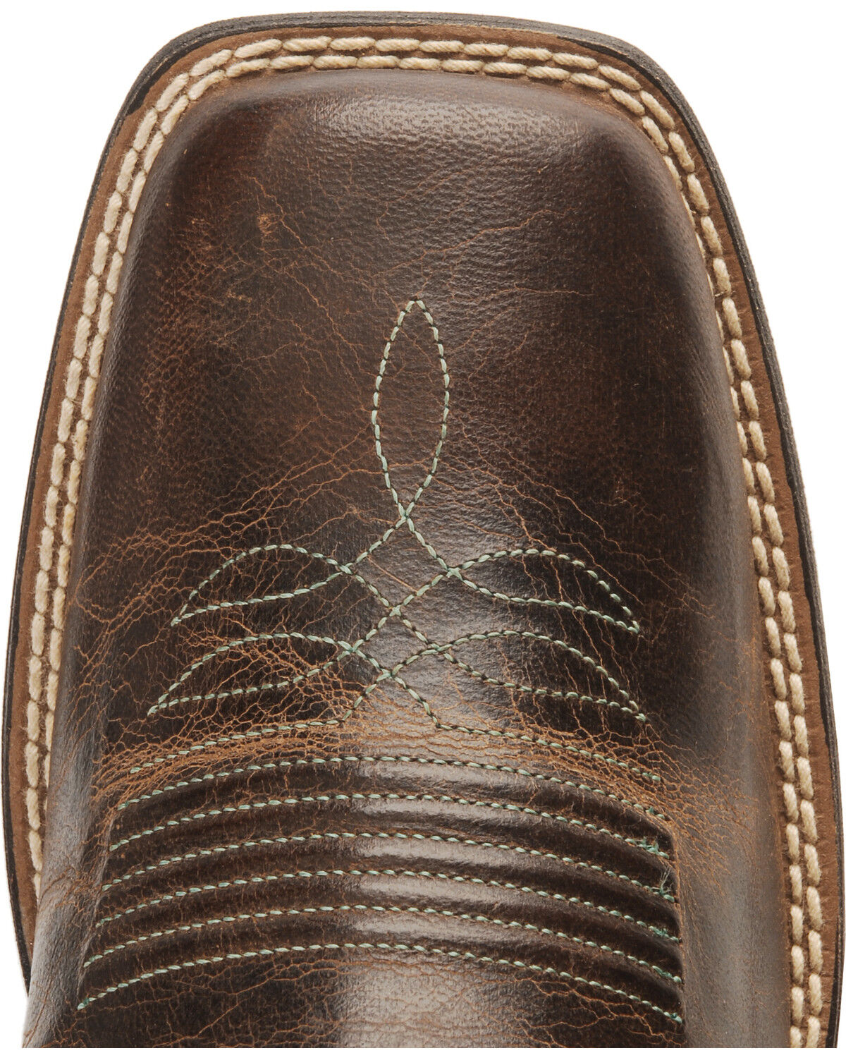 Image #6 - Ariat Women's Round Up Ryder Western Boots - Broad Square Toe, Brown, hi-res