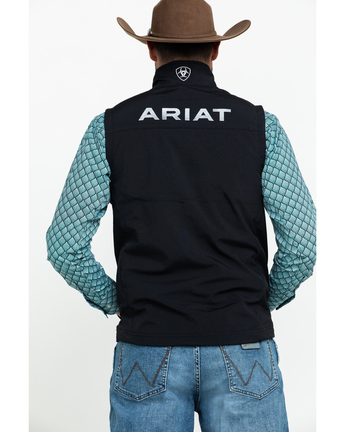 Product Name:  Ariat Men's Logo 2.0 Softshell Zip-Up Vest