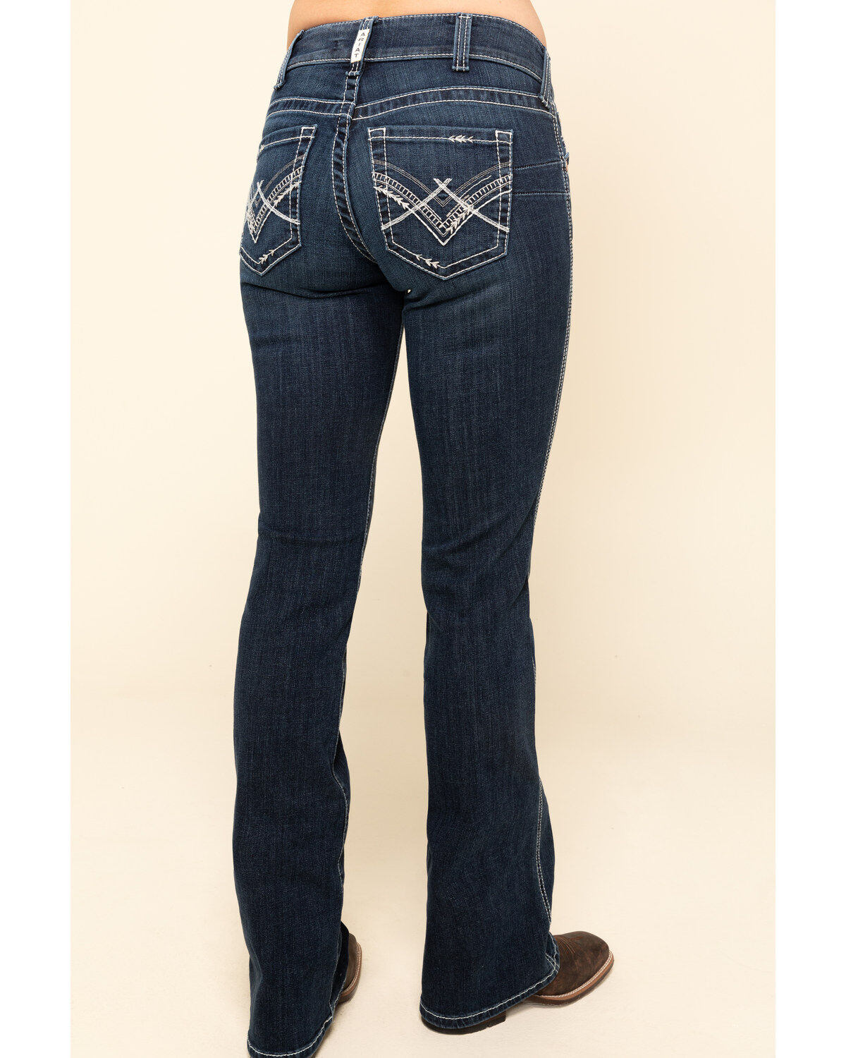 ladies high waisted bootcut jeans