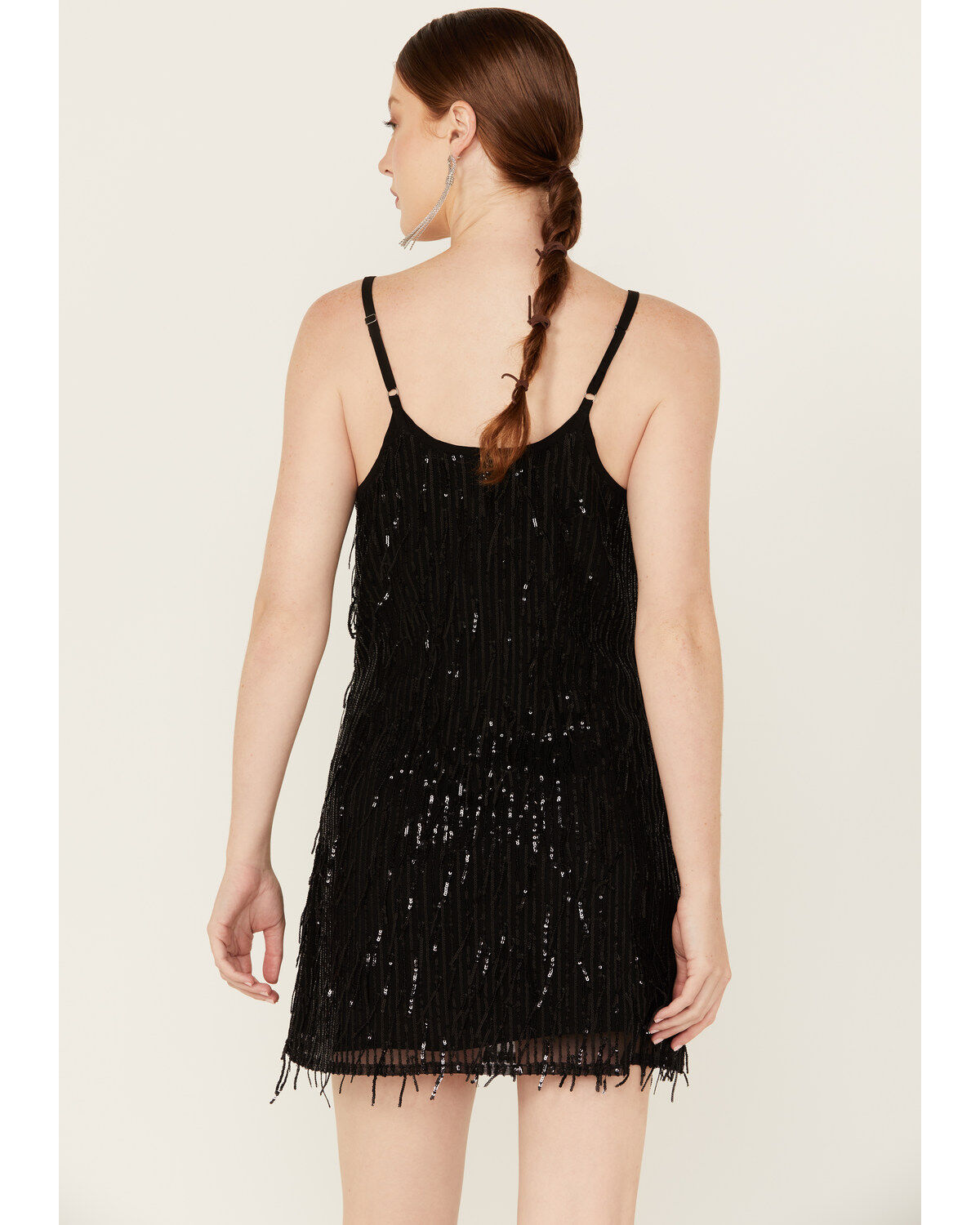 Image #4 - Shyanne Women's Fringe Slip Mini Dress, , hi-res