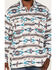 Image #3 - Ariat Men's Caldwell Southwestern Print Shacket, Light Grey, hi-res