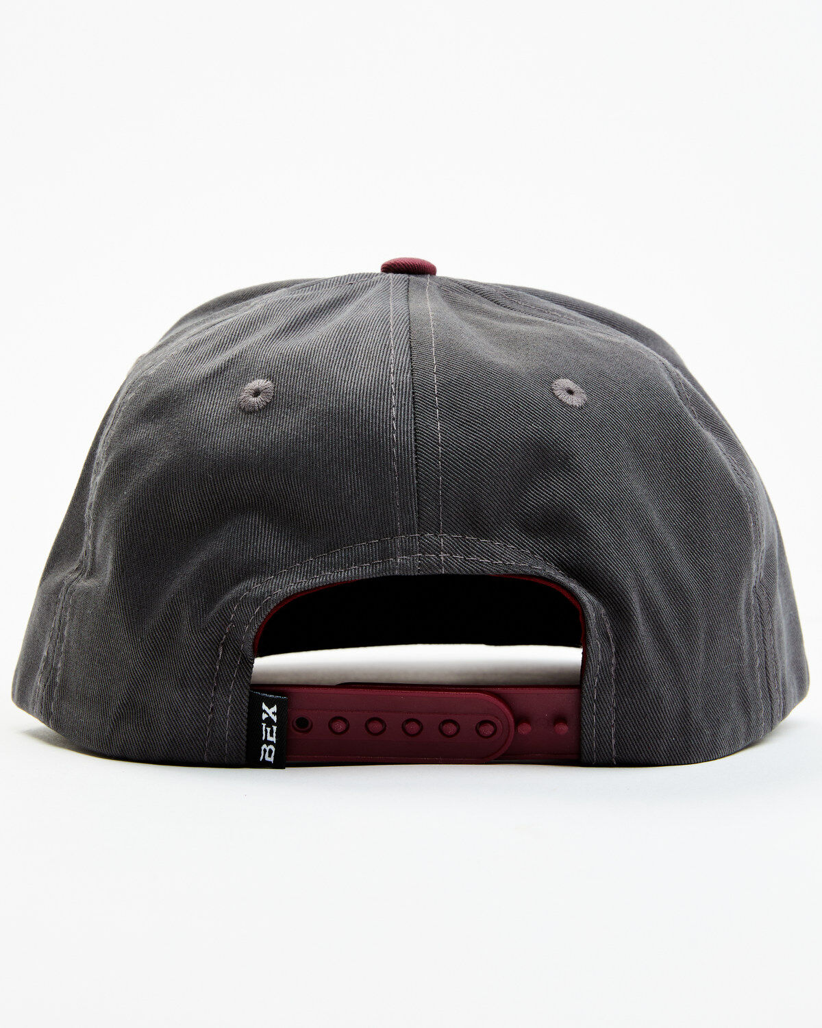 Image #3 - Bex Men's Colair Round Patch Ball Cap, Burgundy, hi-res