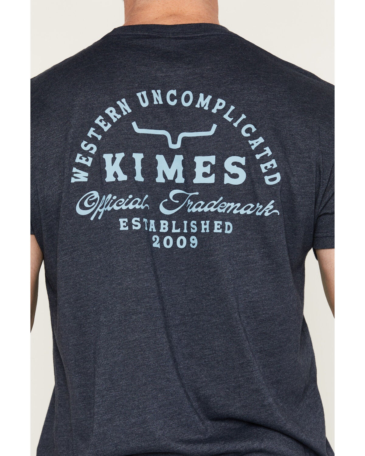 Image #3 - Kimes Ranch Men's Heavy Text Short Sleeve Graphic T-Shirt, Navy, hi-res