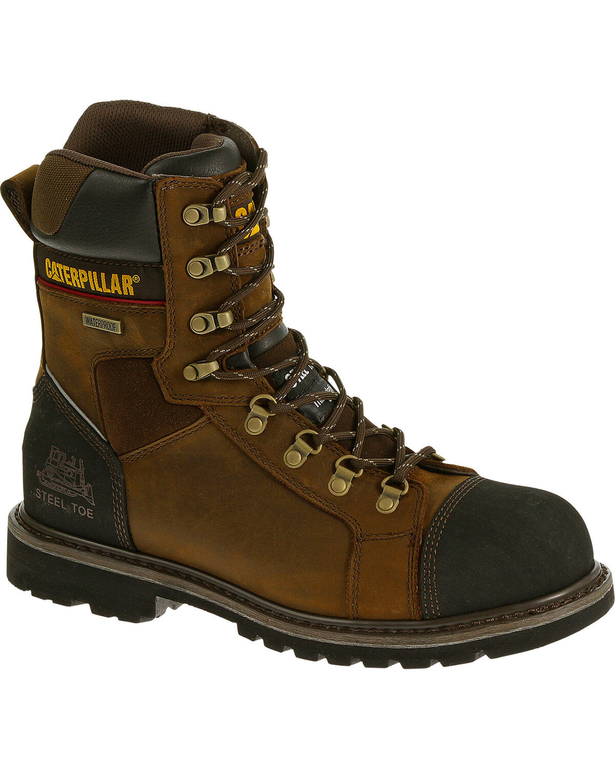 caterpillar steel toe boots near me