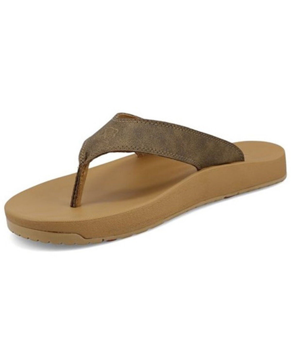 Image #2 - Hooey by Twisted X Flip Flops, Brown, hi-res