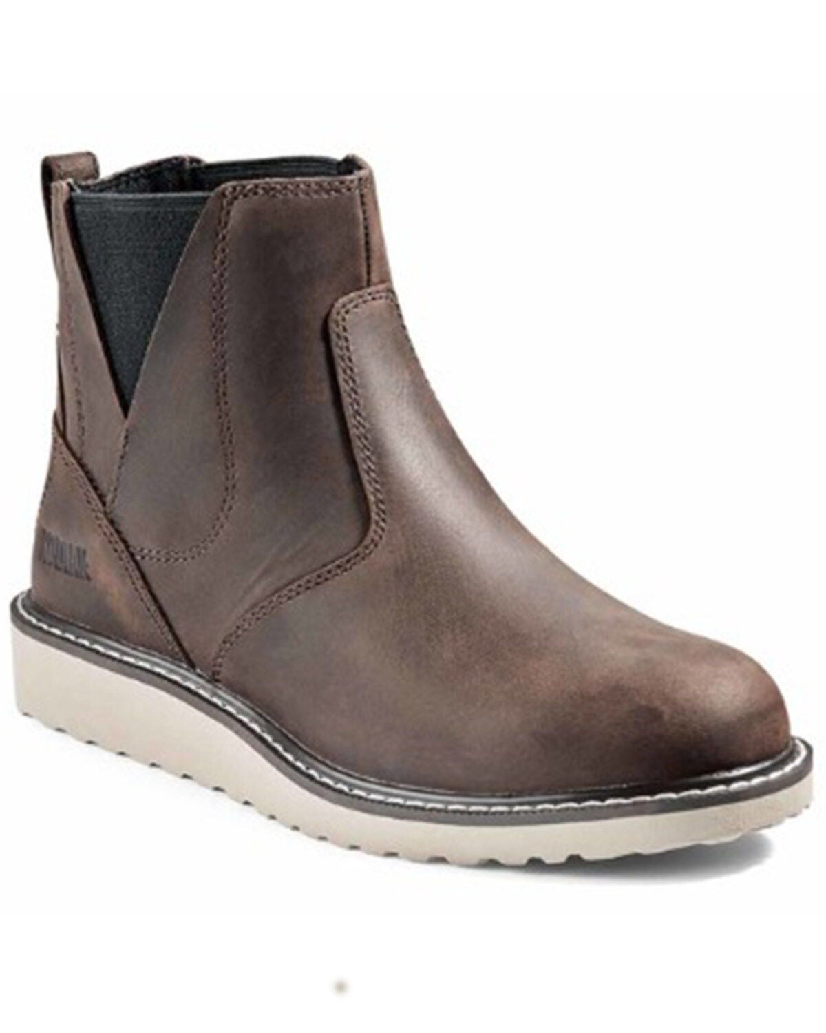 Kodiak Women's 6" Whitton Chelsea Work Boots - Soft Toe, Dark Brown, hi-res